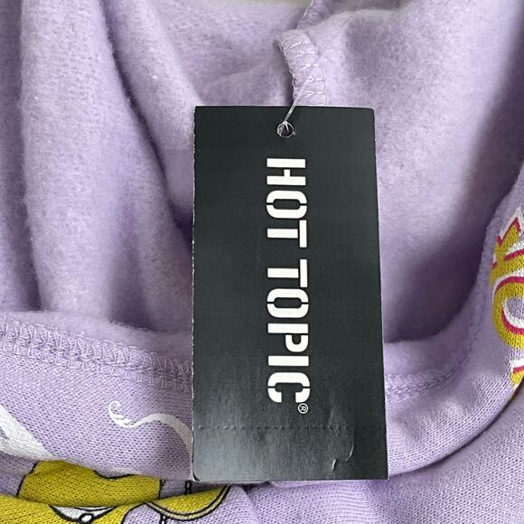 NWT Hot Topic L Sailormoon AOP zipper hoodie pink yellow  anime fandom cozy - Picture 8 of 9